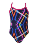 Bañador natación niña RAS NEON GIRL ACTIVE BACK T1290 - Puber Sports