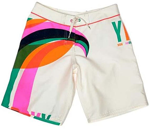 Short niña Boardshort Roxy RAINBOW WAVE LONG BS GIRL XUTBS043 beige - Puber Sports