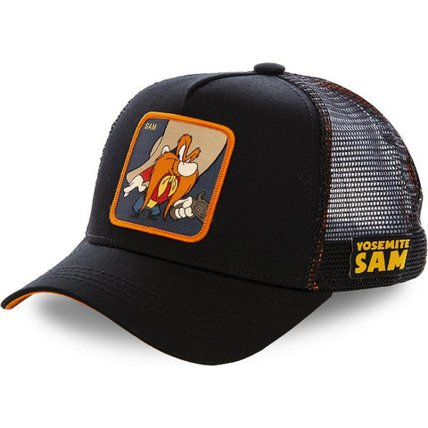 Gorra trucker Capslab Sam Bigotes Looney Toons