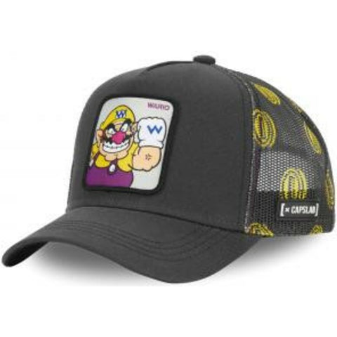 Gorra trucker Capslab Wario Mario Bros WAR